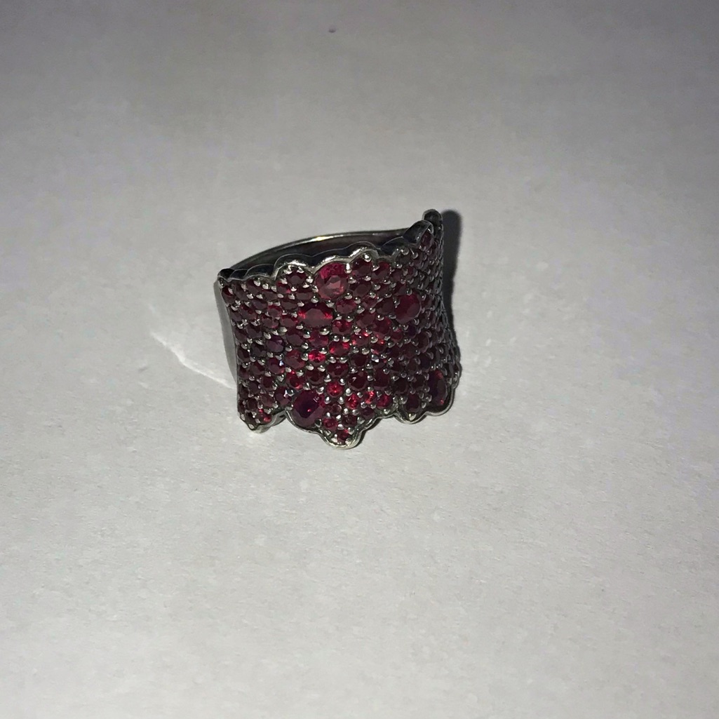 Ruby Ring In Silver
